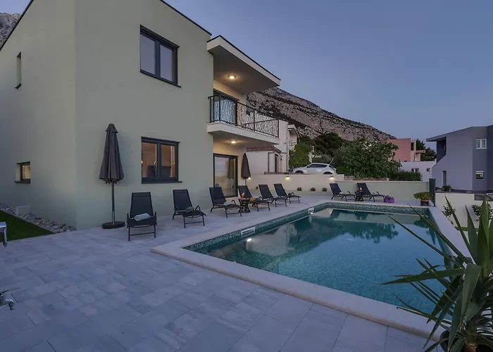 فيلة Bava - Swimming Pool With Sea View ماكارسكا