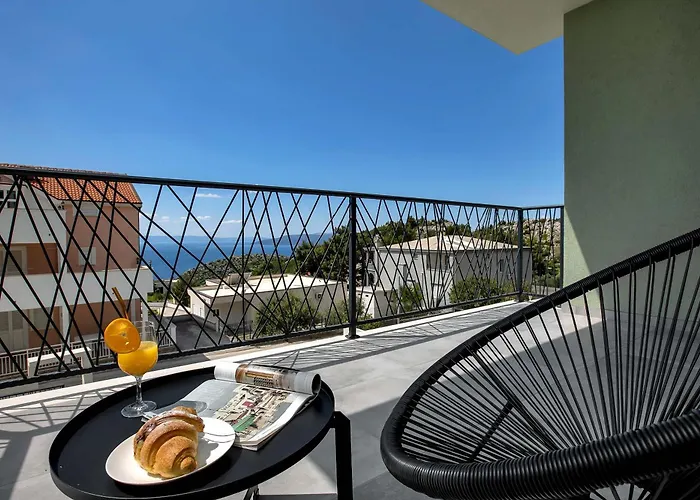 فيلة Bava - Swimming Pool With Sea View ماكارسكا